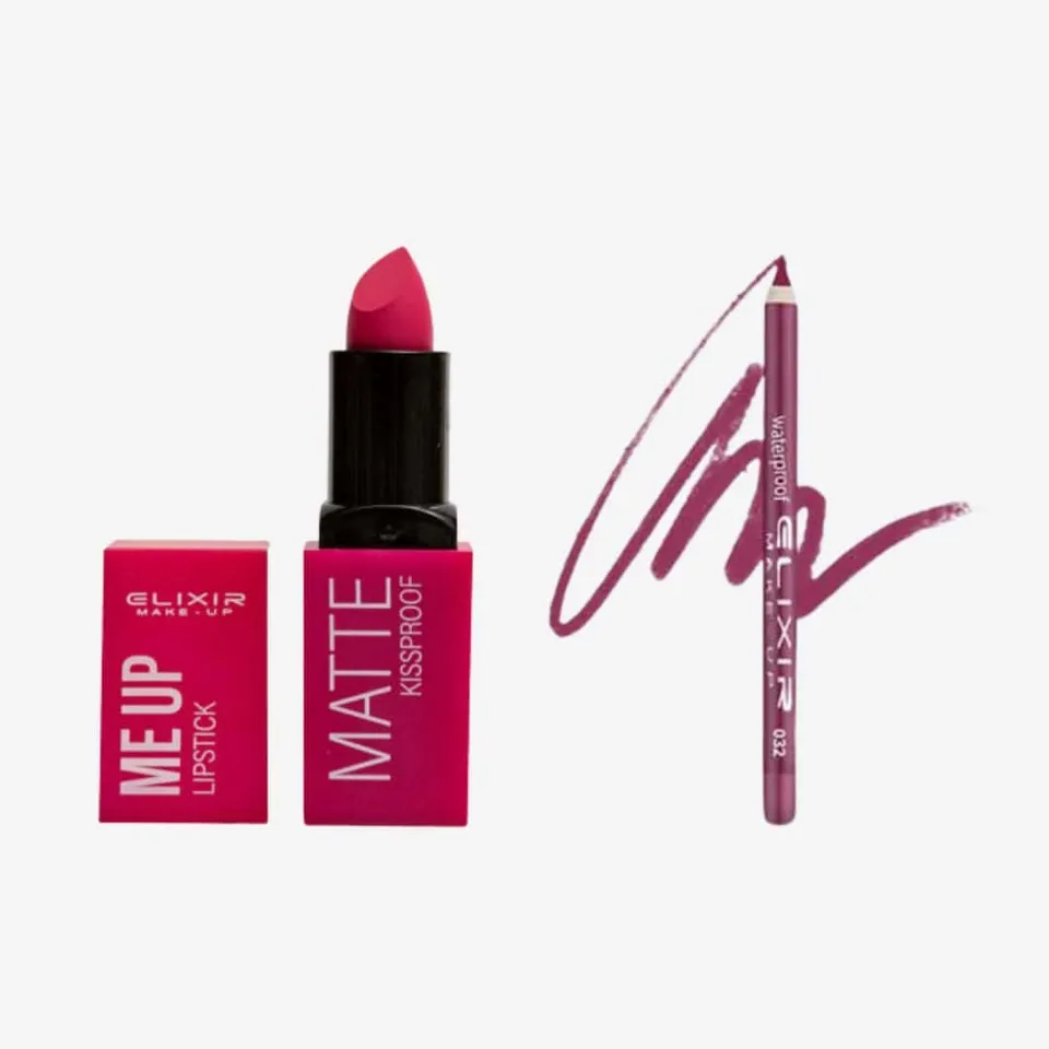 Élixir Kissproof combo lèvres Samothraki rouge rosé mat