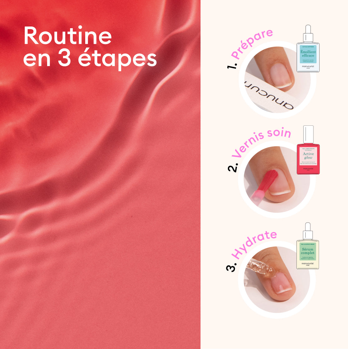 Manucurist Active Smooth 00 kit soin 4 étapes