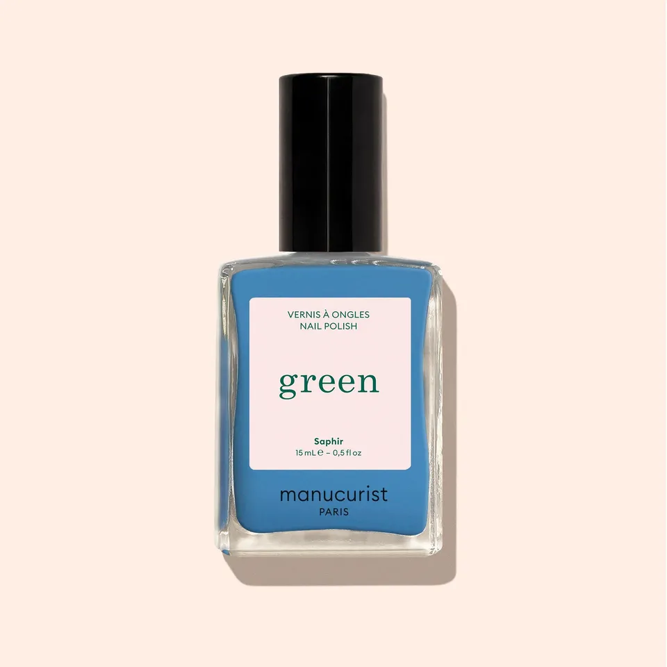 Manucurist Green Saphir vernis bleu azur opaque