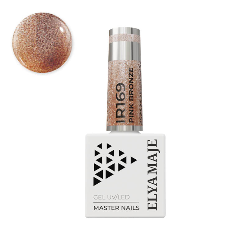 Elyamaje N°169 Pink Bronze vernis semi-permanent rosé