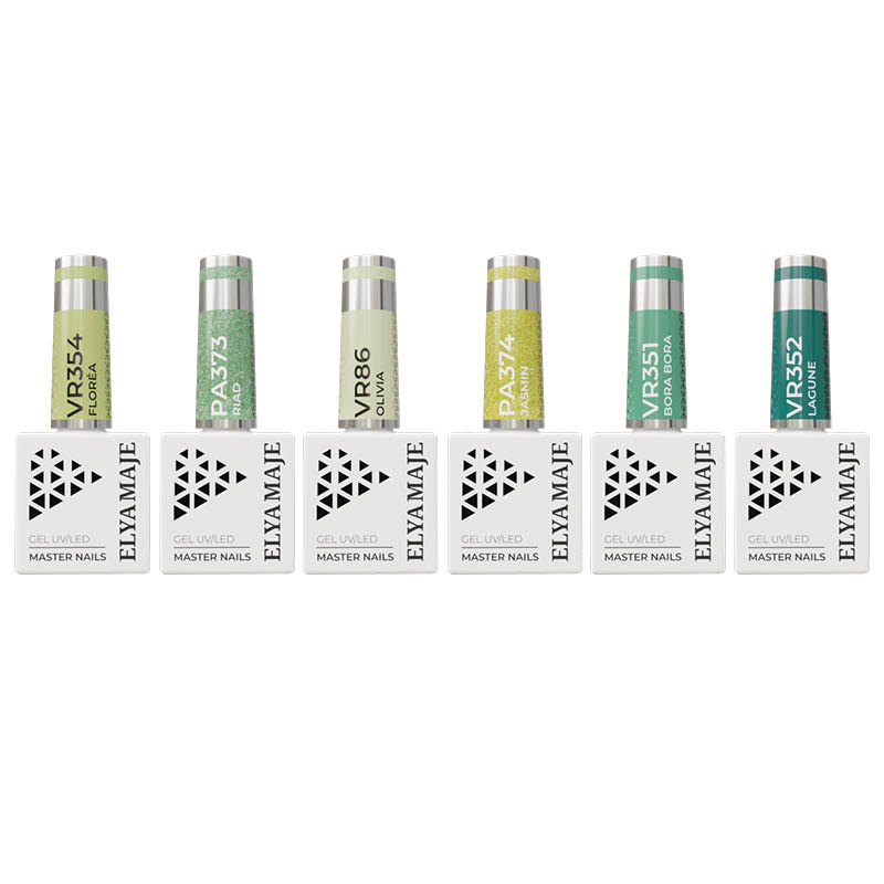 Elyamaje Coffret Emeraude vernis semi-permanents édition limitée