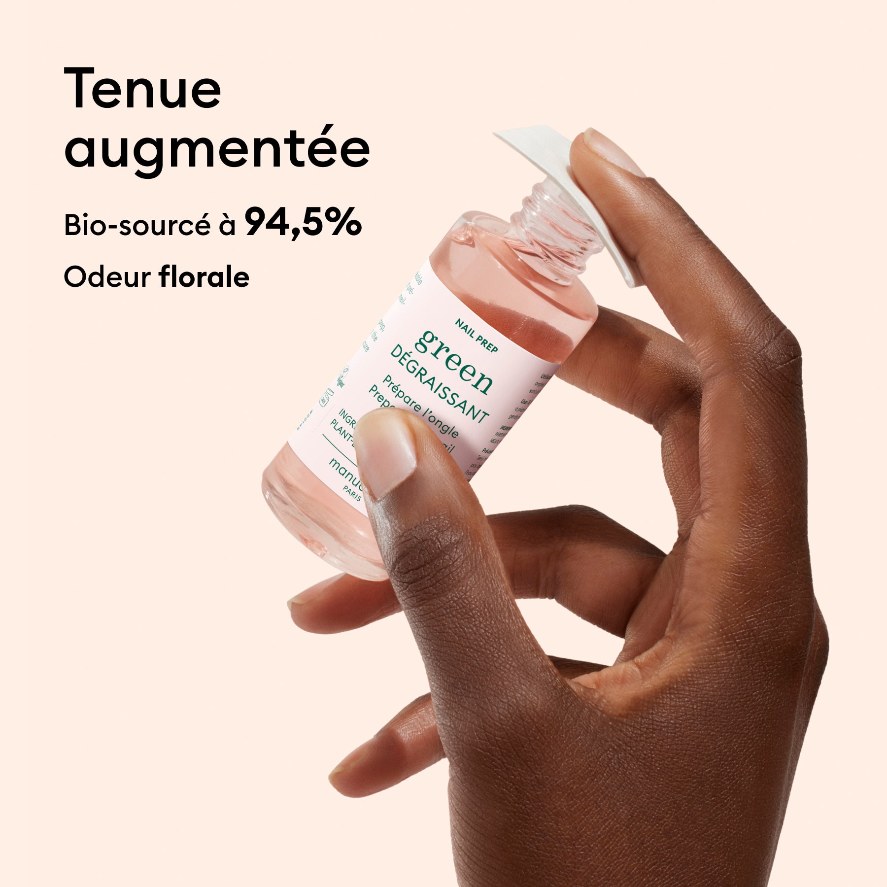 Manucurist Green Dégraissant dissolvant 30ml tenue prolongée