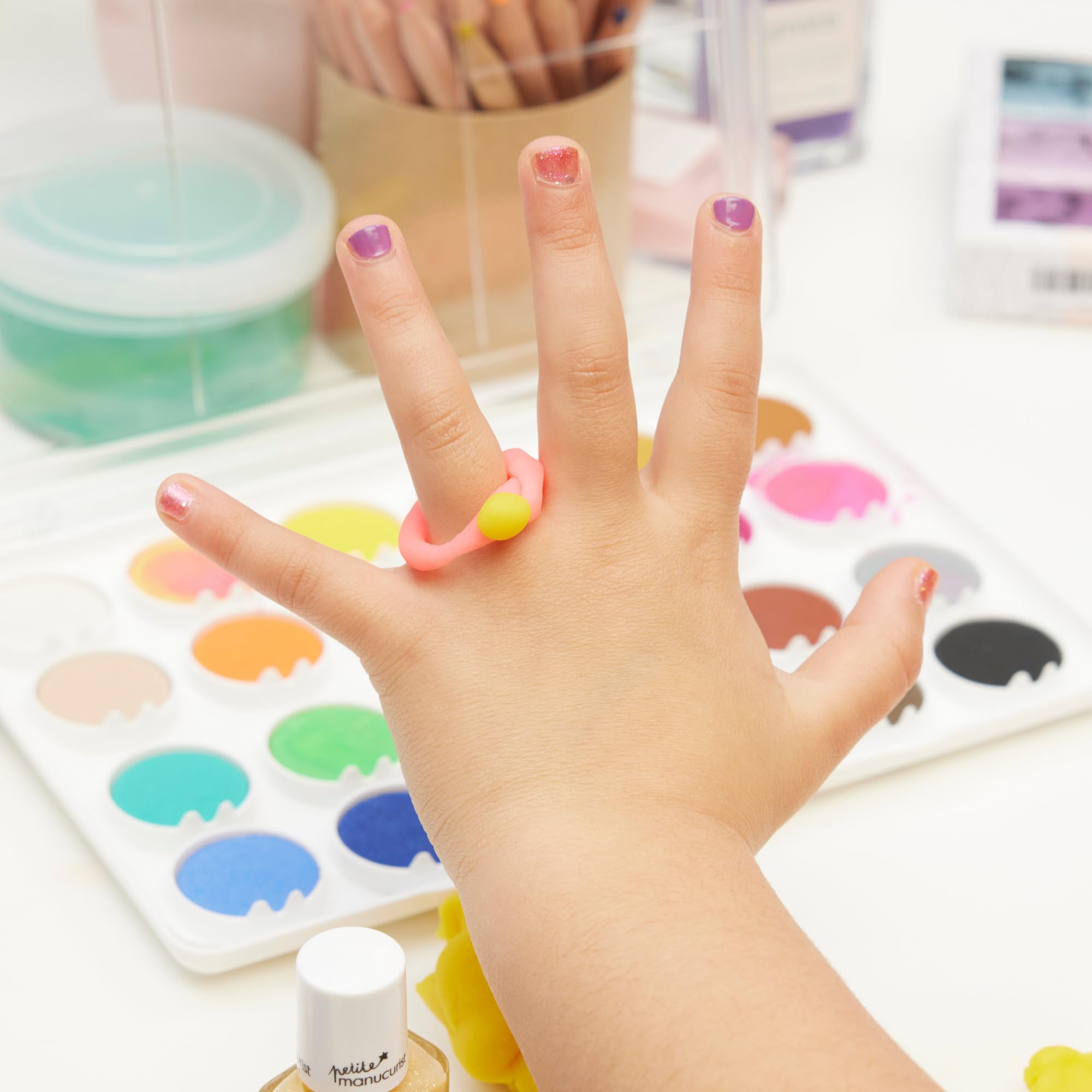Manucurist Barbapapa kit vernis enfant 3 couleurs à eau