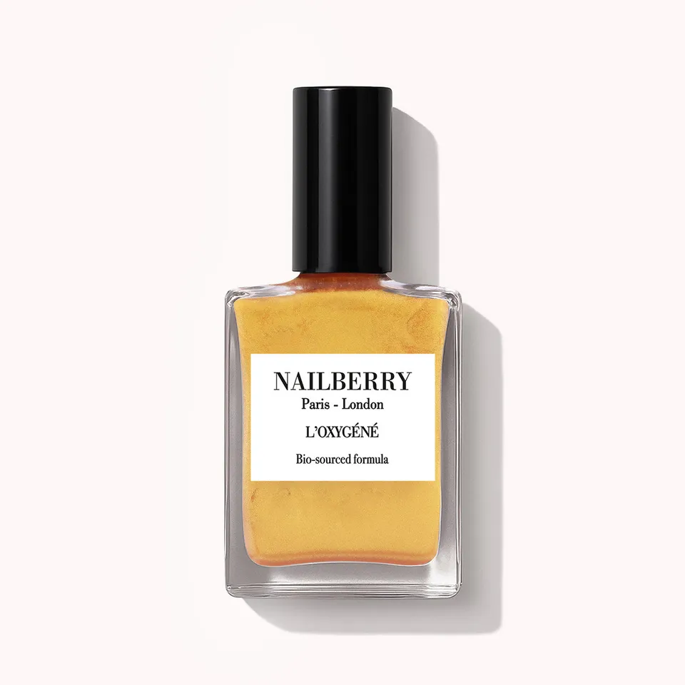 Nailberry L'oxygéné Golden Hour vernis 15ml doré métallique