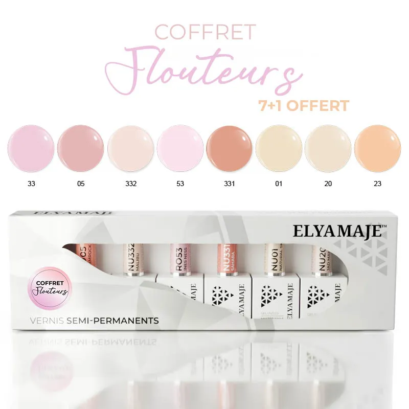 Elyamaje Coffret Flouteurs vernis semi-permanents édition limitée