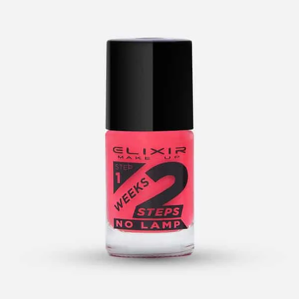 Élixir 2 Weeks 725 vernis corail rose effet gel