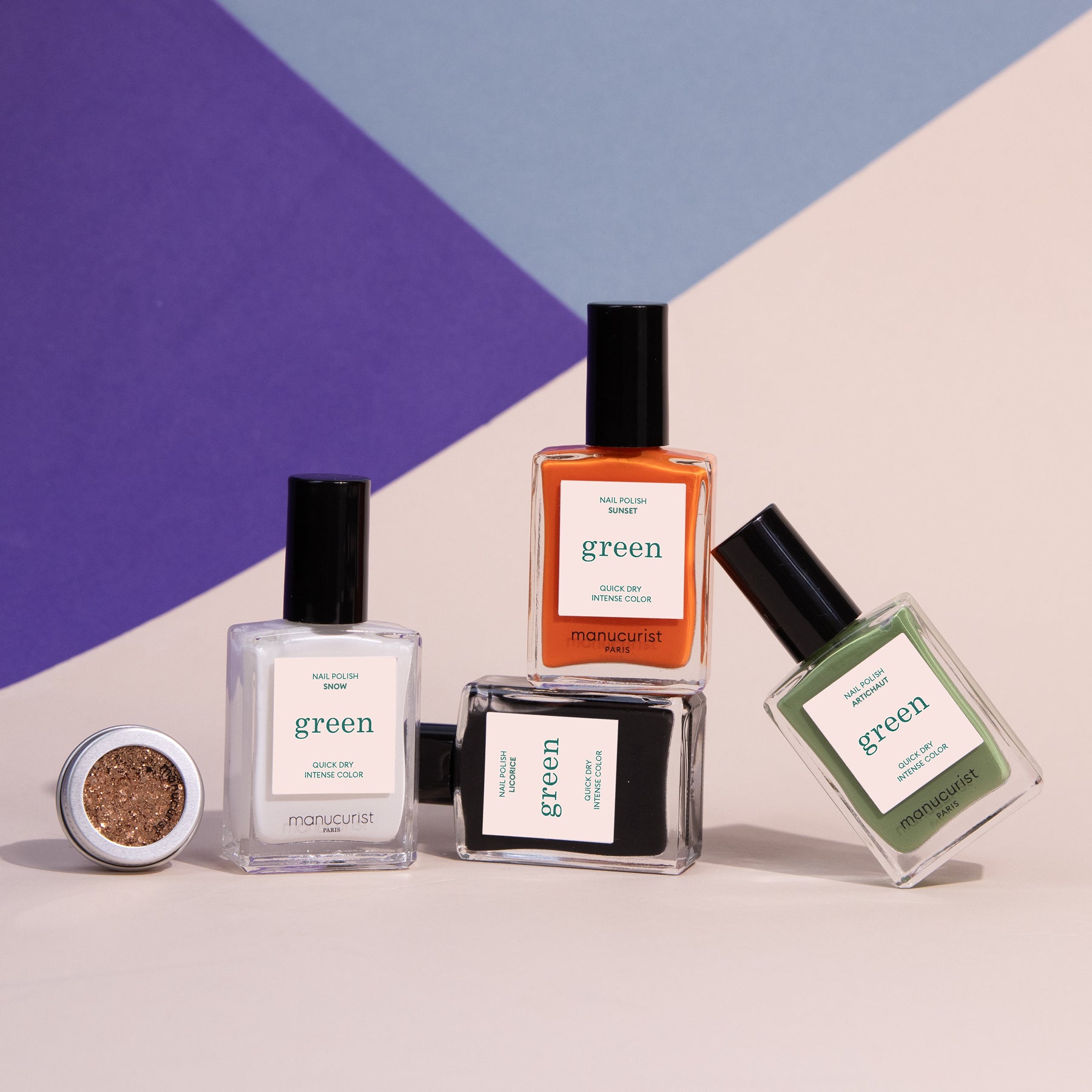 Manucurist Pumpkin Patch coffret vernis Green Flash 4 vernis Halloween