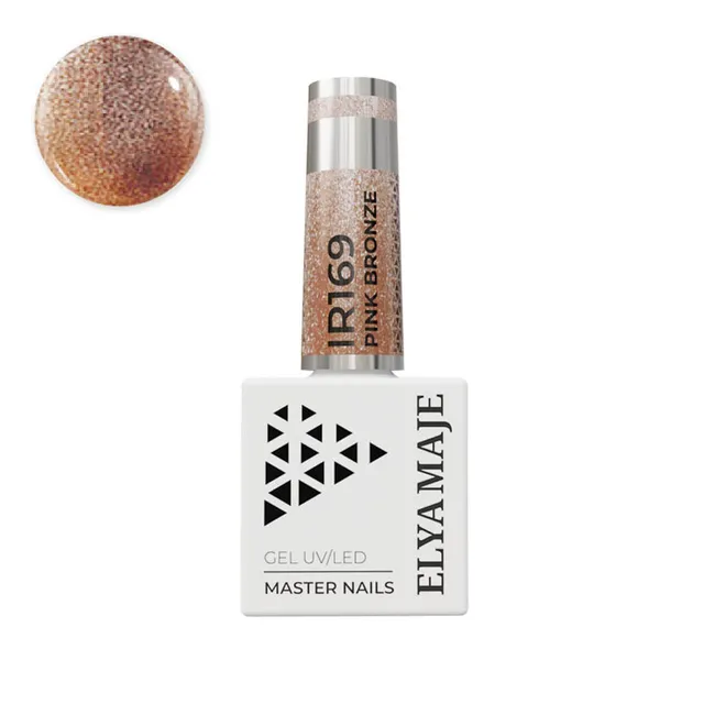 Elyamaje N°169 Pink Bronze vernis semi-permanent rosé