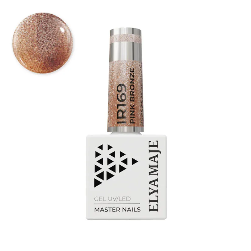 Elyamaje N°169 Pink Bronze vernis semi-permanent rosé