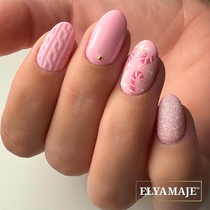 Elyamaje N° 54 Lily Rose vernis semi-permanent rose