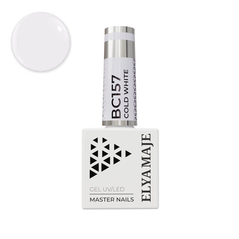 Elyamaje N°157 Cold White vernis semi-permanent blanc