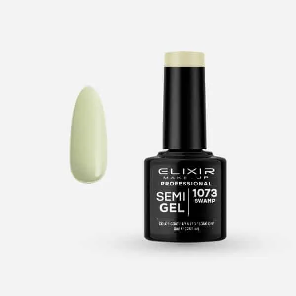 Élixir Semi Gel 1073 vernis semi-permanent 8ml vert swamp