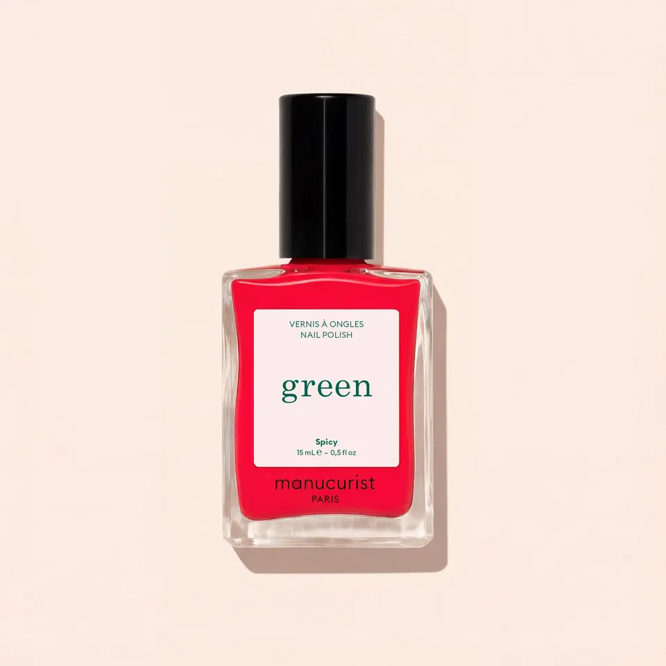 Manucurist Green Spicy vernis à ongles rouge opaque