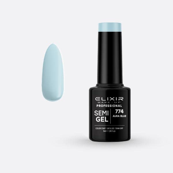 Élixir Semi Gel #774 Vernis semi-permanent Aura Blue 5ml