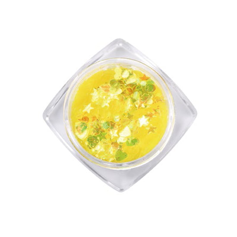 Elyamaje Crystal 24 paillettes ongles incrustation baby glitter