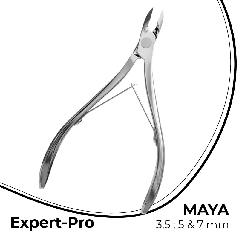 Elyamaje Maya Expert Pro coupe-cuticules inox 3 lames