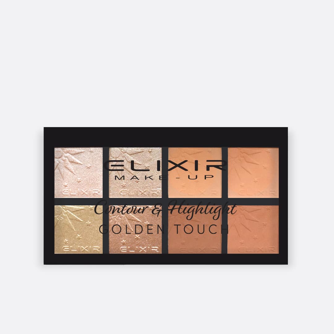 Élixir Golden Touch palette contour 844B 8 teintes sculptante