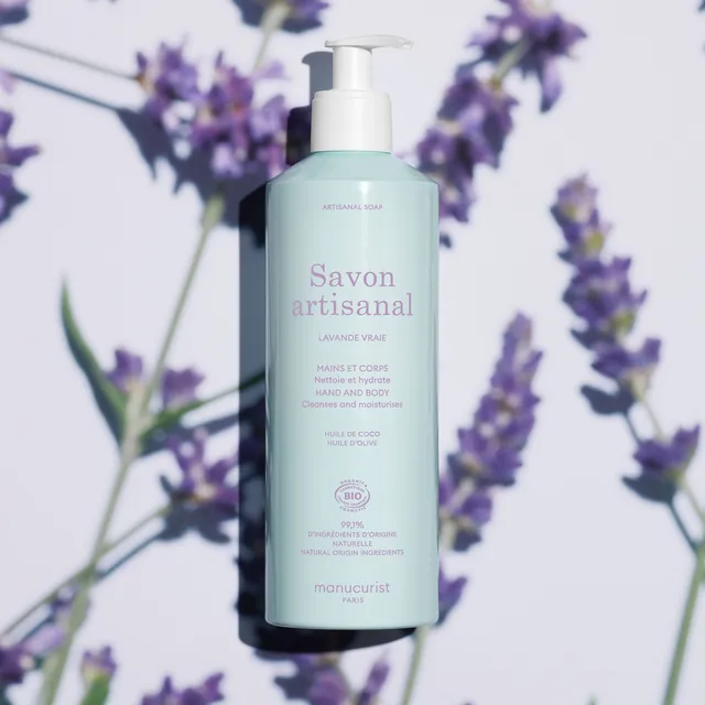 Manucurist Savon Artisanal Lavande Vraie savon 500 ml bio