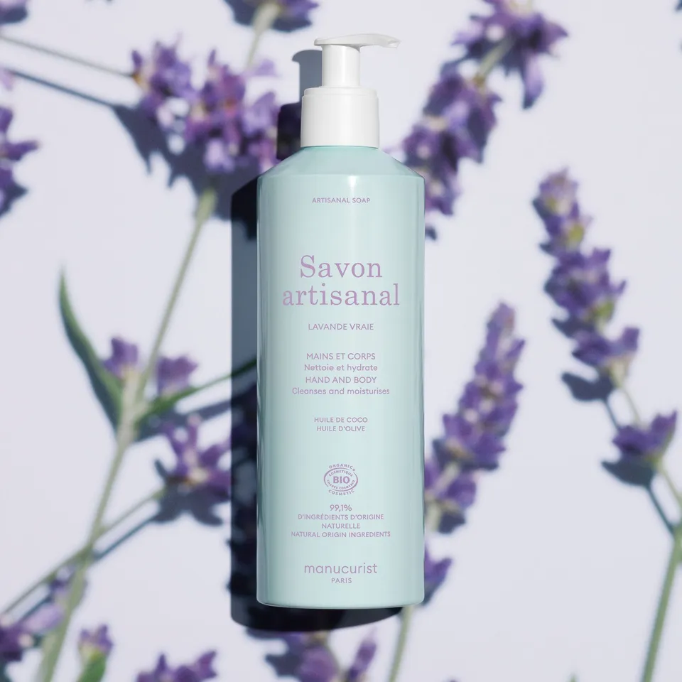 Manucurist Savon Artisanal Lavande Vraie savon 500 ml bio