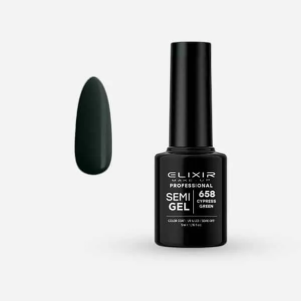 Élixir Semi Gel #658 Cypress Green vernis semi-permanent 5ml