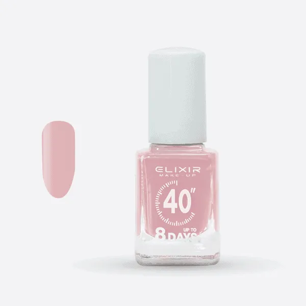 Élixir 40 Seconds Vernis à Ongles #317 Pink Alert Tenue 8 Jours