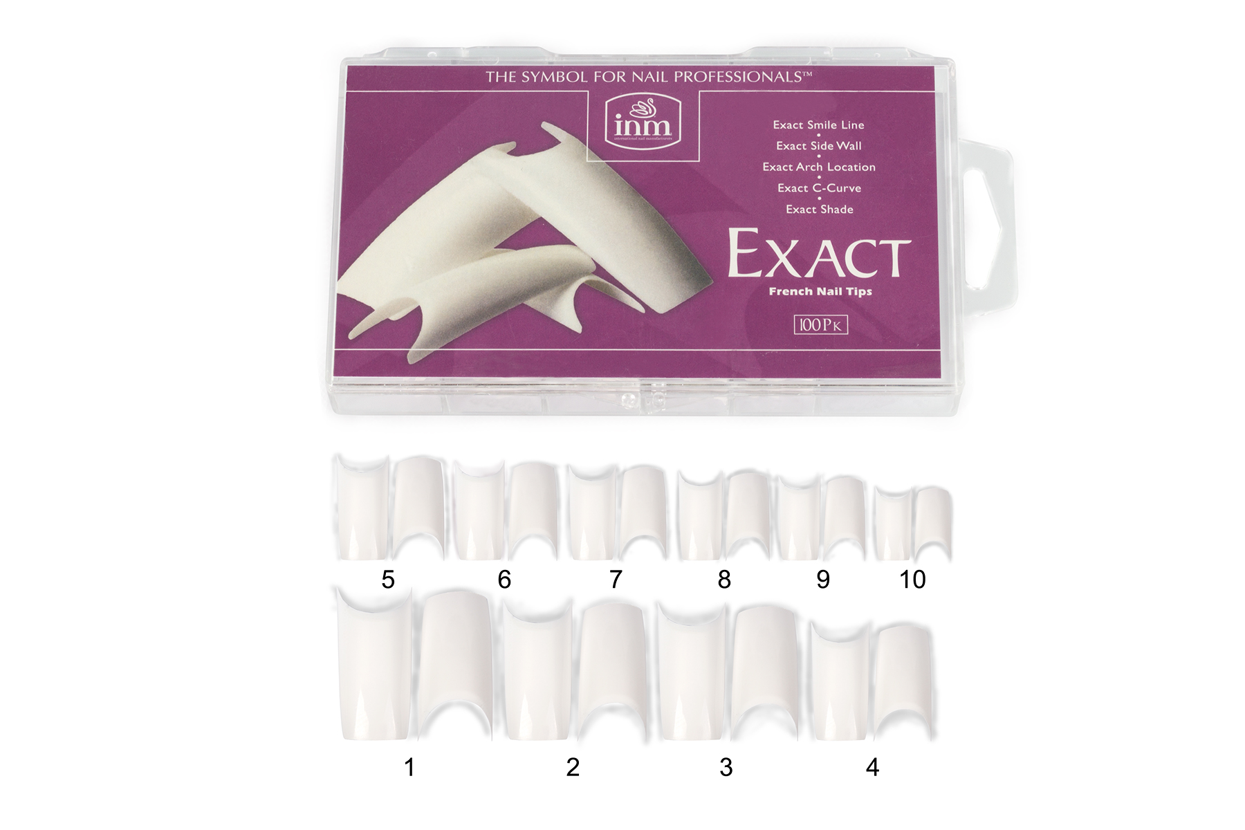 INM Exact French vernis blanc french manucure