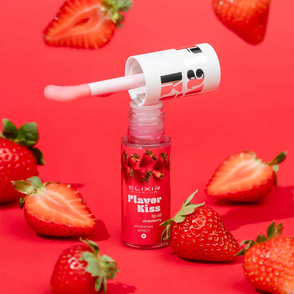 Élixir Flavor Kiss huile à lèvres fraise jojoba