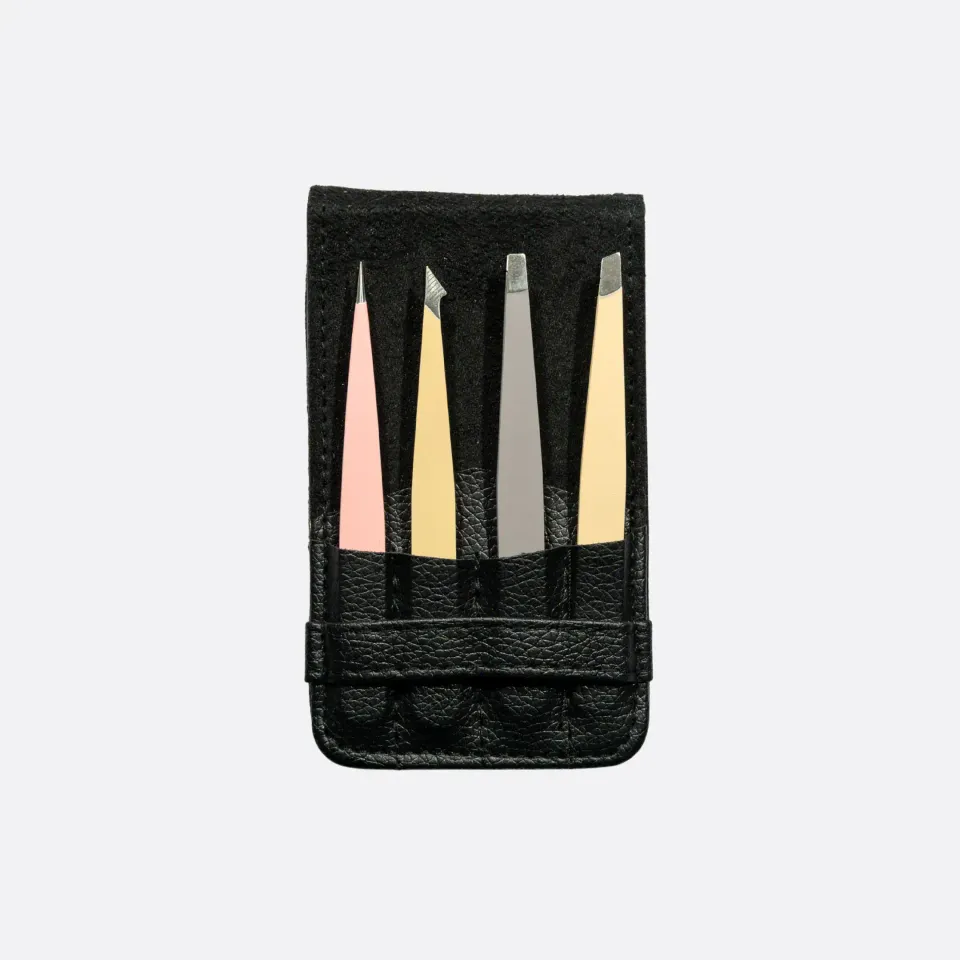 Élixir Tweezers Kit #553 pince à sourcils lot 4 pièces précision
