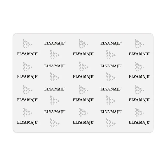 Elyamaje tapis de manucure noir protège table