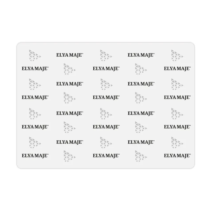 Elyamaje tapis de manucure noir protège table