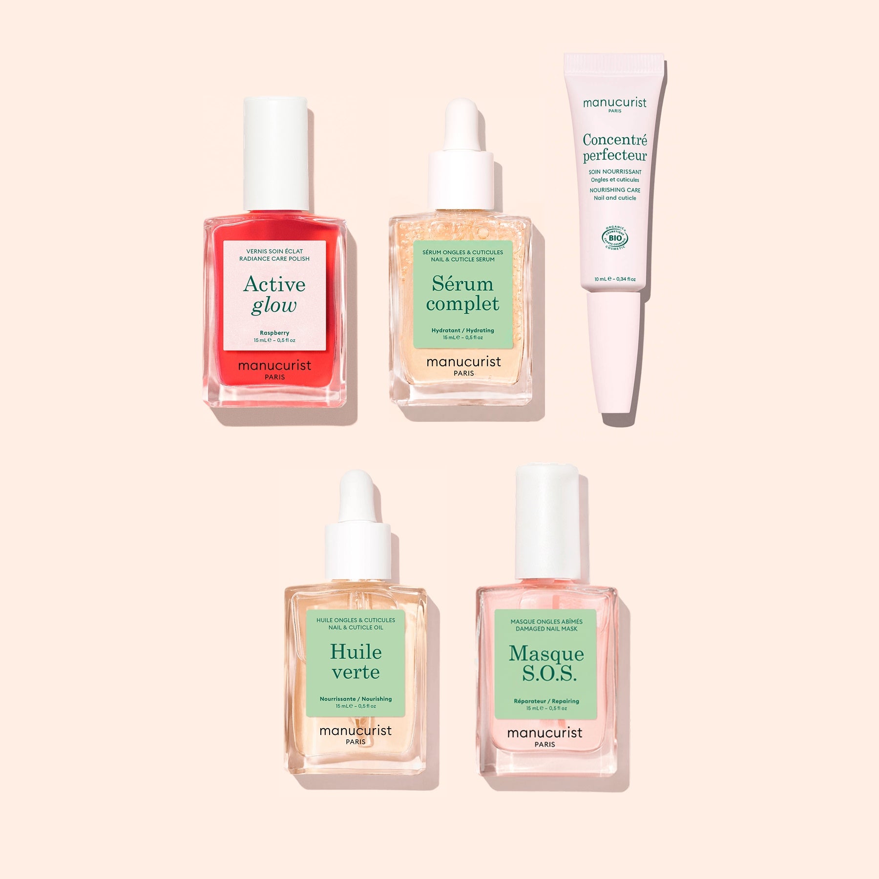 Manucurist Routine Ultimate soin ongles sensibles complet