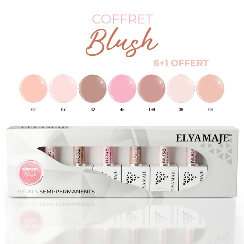 Elyamaje Coffret Blush vernis semi-permanents édition limitée