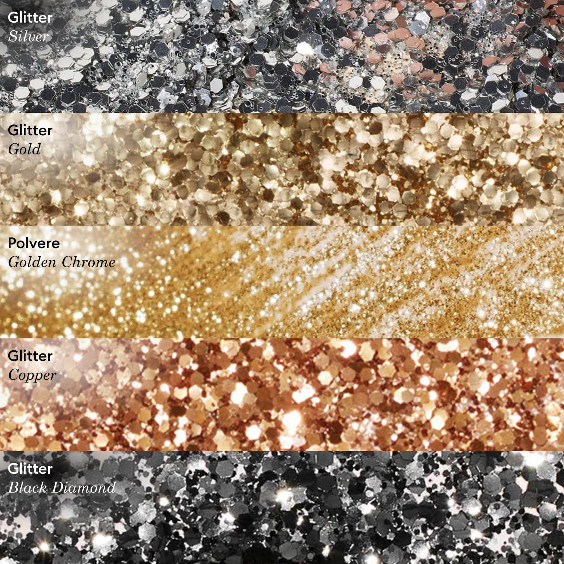 Manucurist Paillettes biodégradables Gold nail art doré