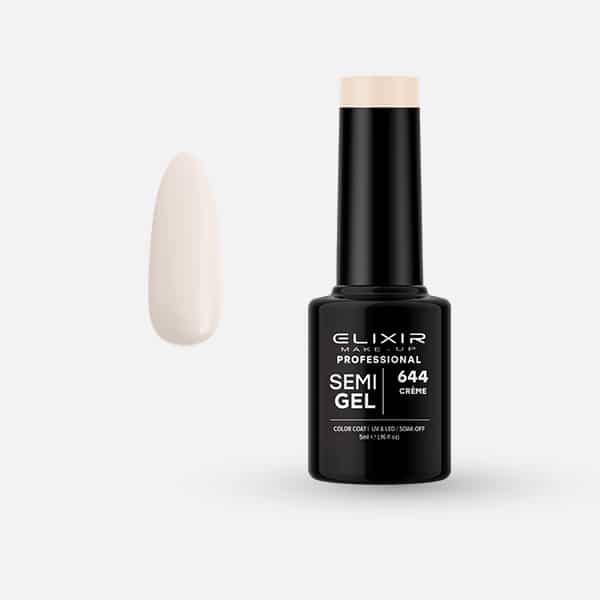 Élixir Semi Gel 644 vernis semi-permanent 5ml Crème nude