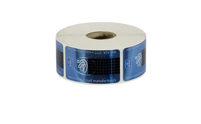 INM Blue Custom Forms chablons ongles adhésifs