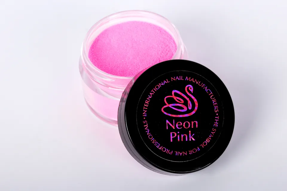 INM Neon Pink poudre acrylique rose 14 g