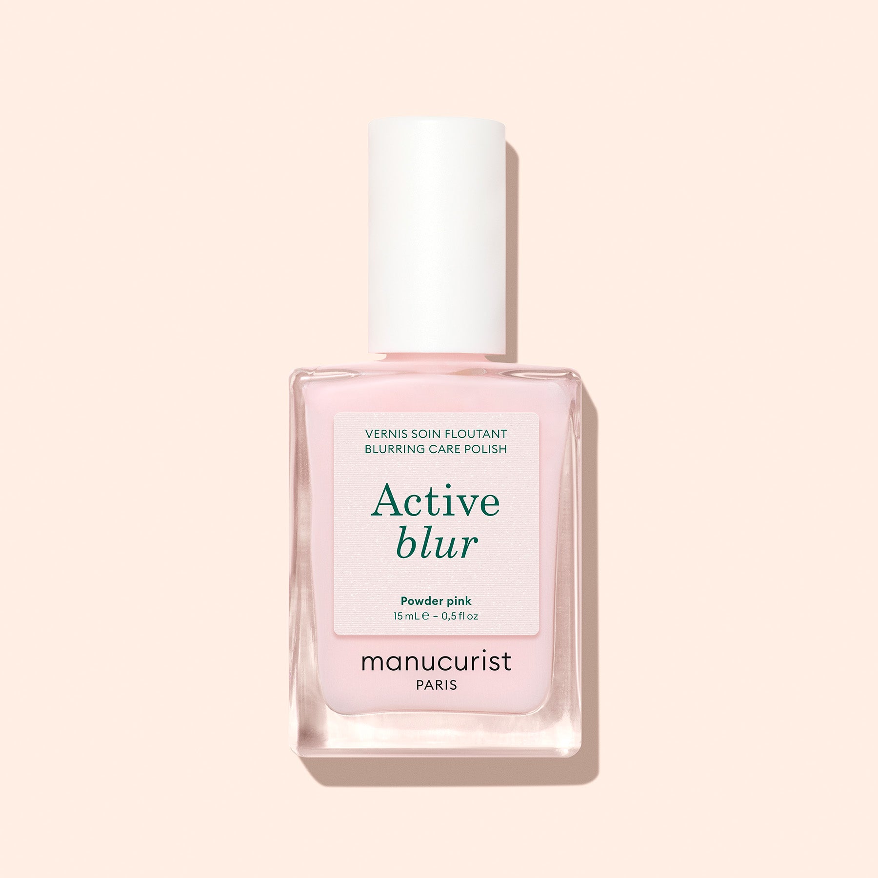 Manucurist Active Blur vernis soin rose poudré mat