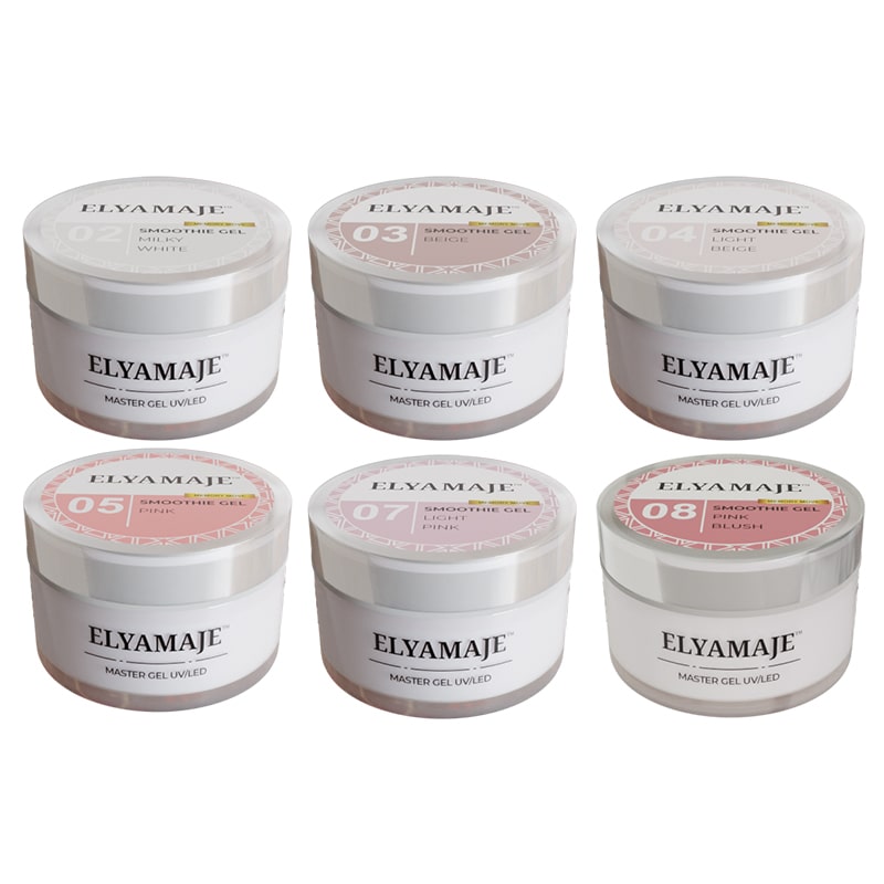 Elyamaje Smoothie Coffret 6 Gels UV 20ml Mémoire de Forme