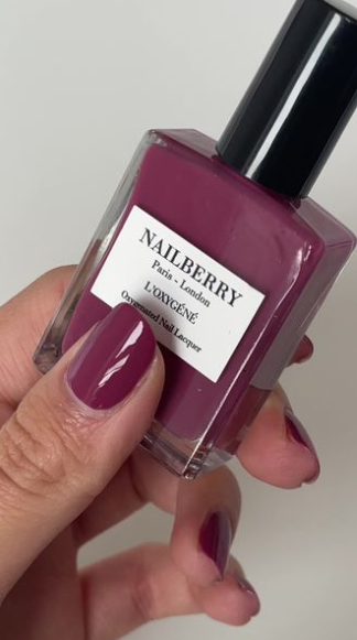 NAILBERRY L'oxygéné Fashionista vernis 14ml lilas crème