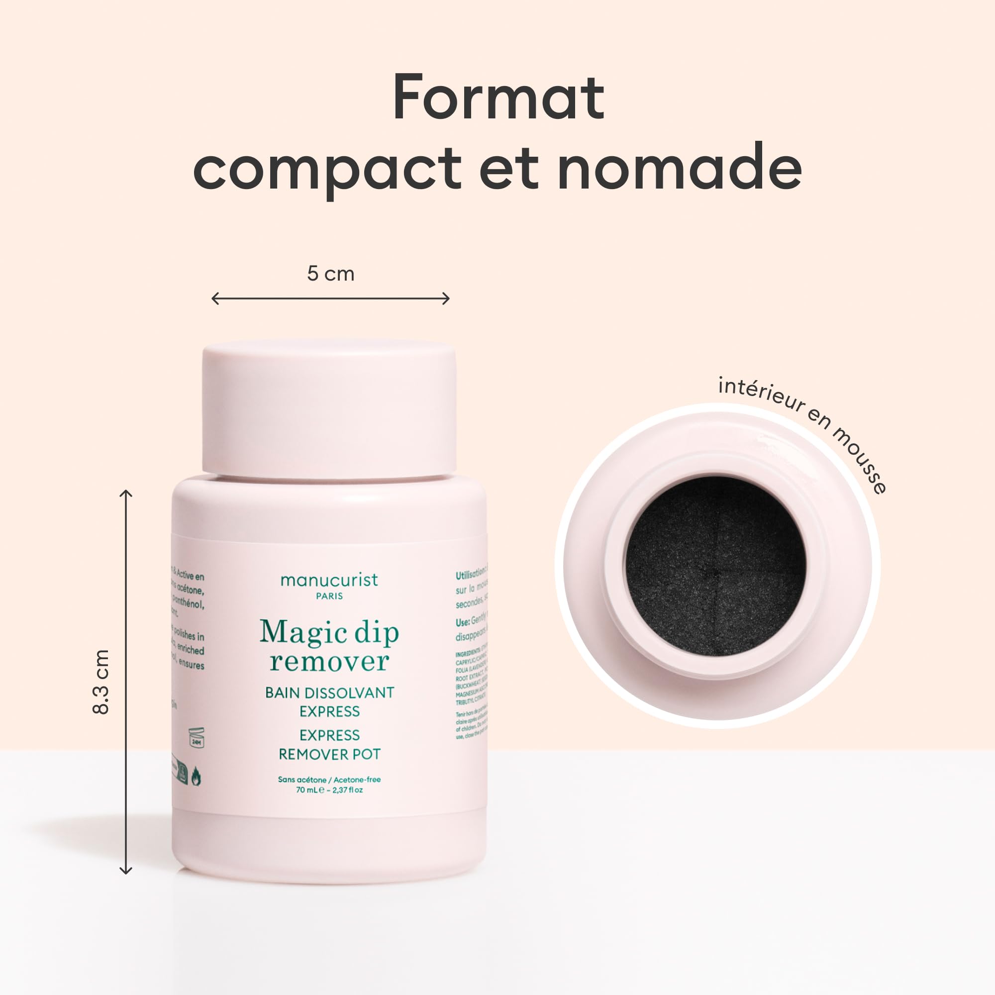 Manucurist Magic Remover dissolvant bain 70 ml sans acétone