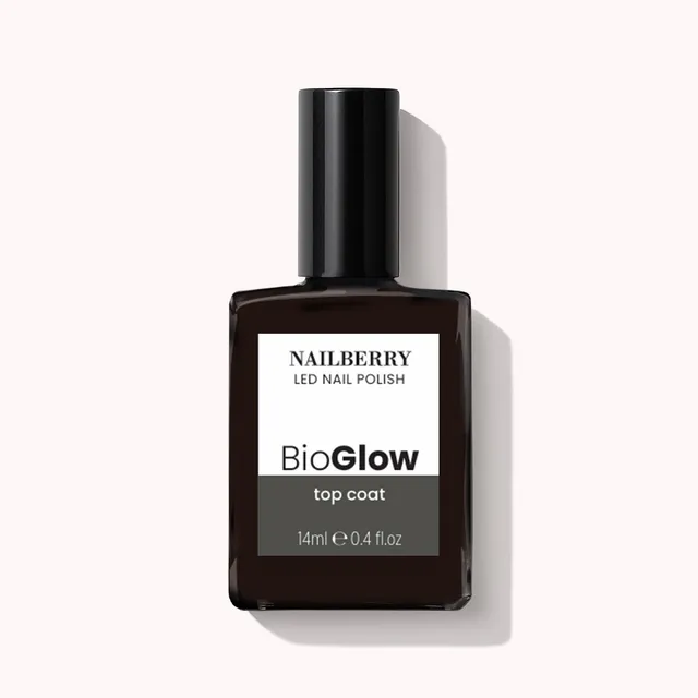 Nailberry BioGlow Top Coat semi-permanent 14ml brillant