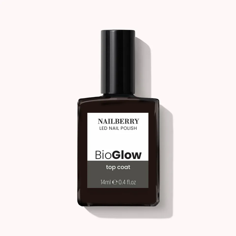 Nailberry BioGlow Top Coat semi-permanent 14ml brillant