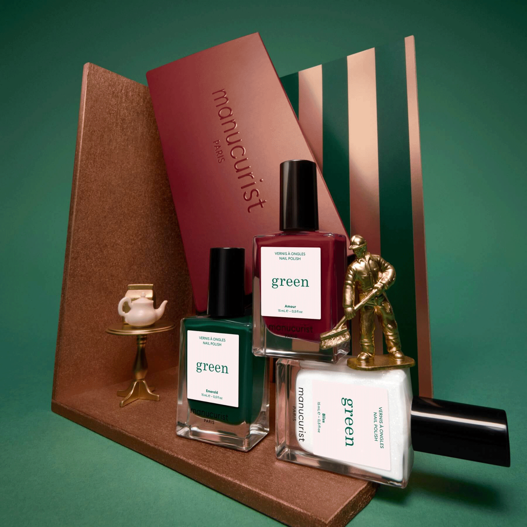 Manucurist Green Trio à personnaliser vernis classique 3 vernis