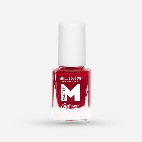 Élixir 40 Second vernis mat M49 grenat 8 jours