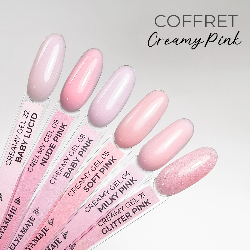 Elyamaje Creamy Gels Coffret 6 Gels UV 20ml Gainage