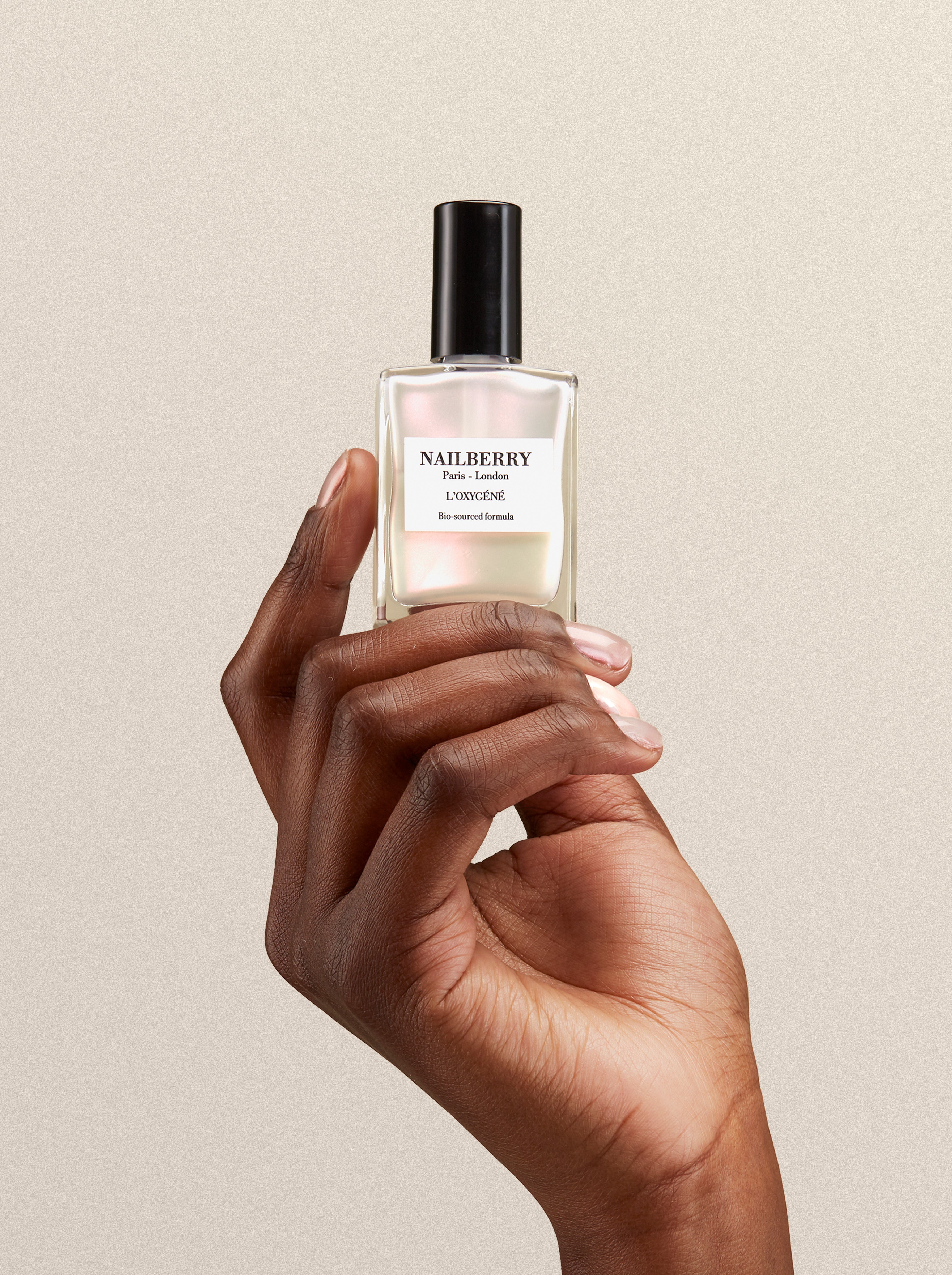 Nailberry L'oxygéné Inner Glow vernis 14ml blanc nacré