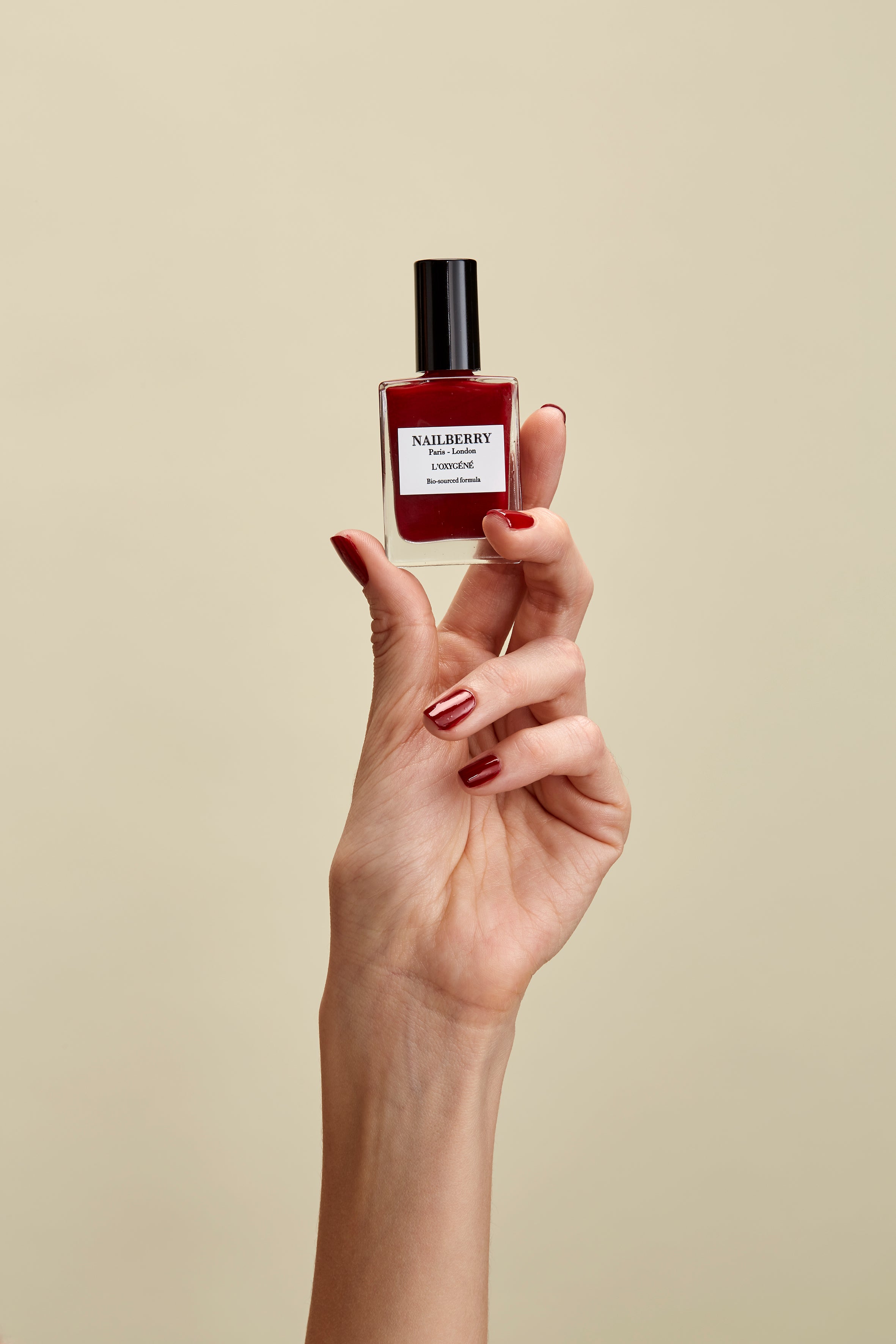 Nailberry L'Oxygéné Rouge vernis à ongles 14 ml rouge opaque