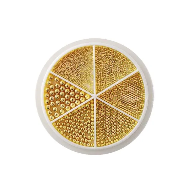 Elyamaje Perles Caviar 1 Décoration Ongles Rondes