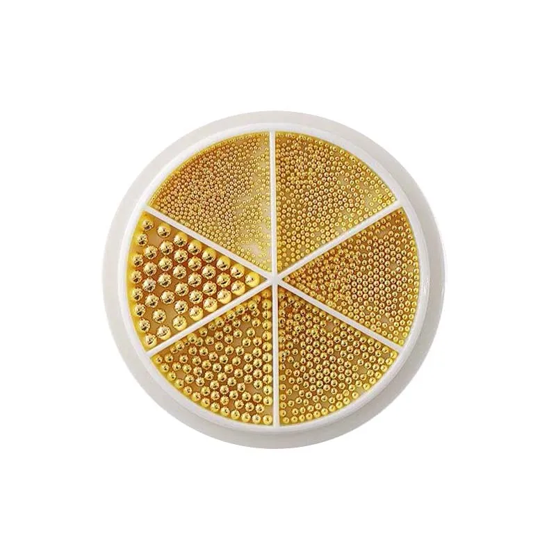 Elyamaje Perles Caviar 1 Décoration Ongles Rondes