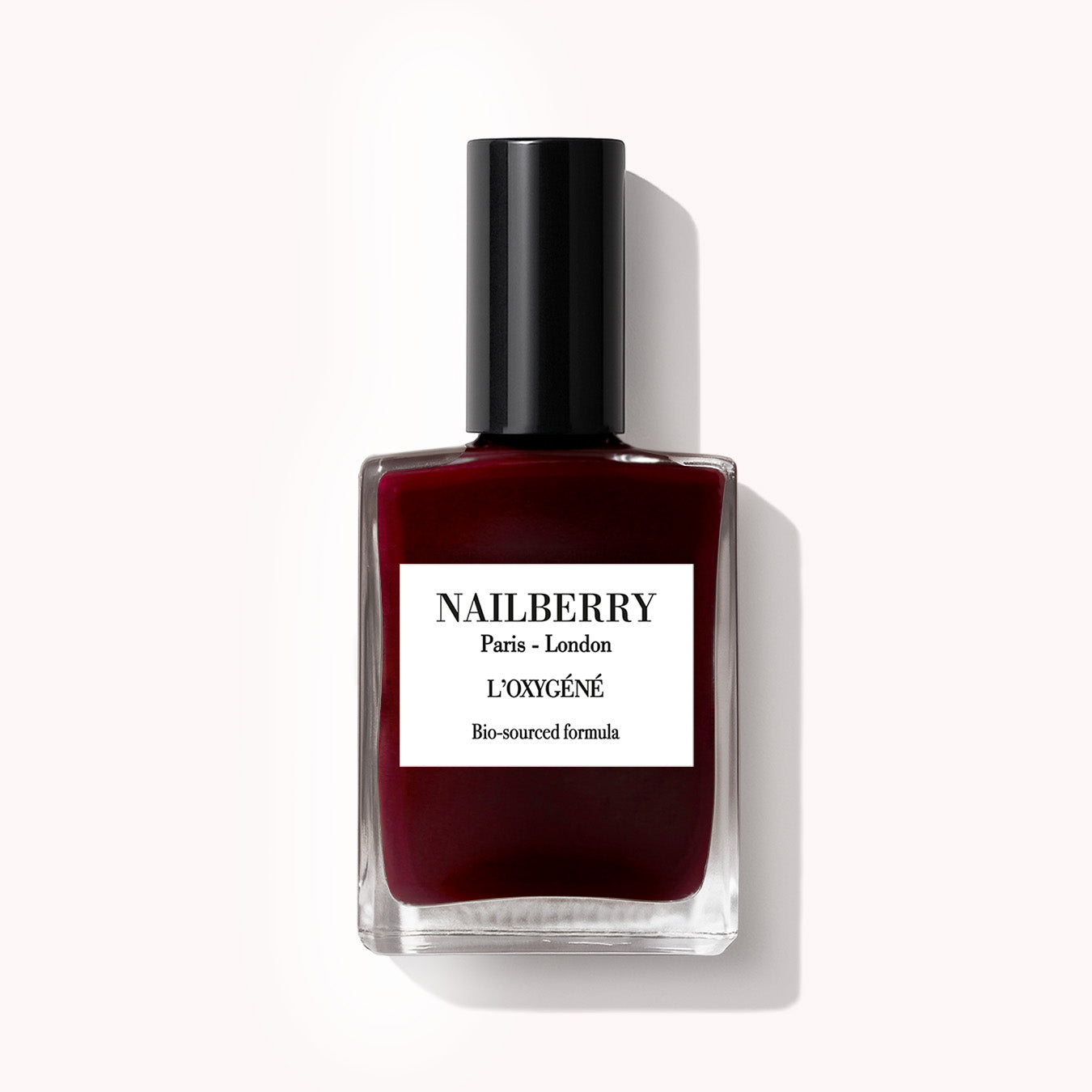 NAILBERRY L'oxygéné Noirberry vernis 15ml rouge noir